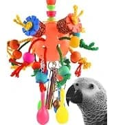 Bird Perch Conure Cage Stand Parakeet Shredder Foraging Toys Cockatiel Platform for Small Parrots Conure — collection imagery