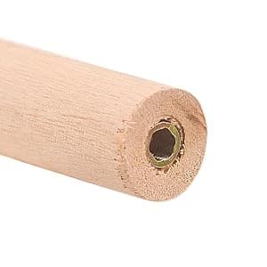 Bird Playground - Natural Wood Parrot Playstand with Perches — Built-in nut design