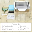 Stainless Steel Rabbit Sifting Litter Box — (M)