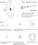 Silent Hamster Wheel — 6.7in Exercise Wheel for Gerbil