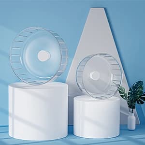 Silent Hamster Wheel — 6.7in Exercise Wheel for Gerbil — product details