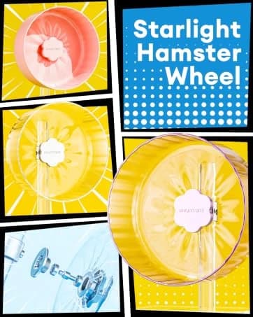 Silent Hamster Wheel — 6.7in Exercise Wheel for Gerbil — collection imagery