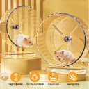 Silent Hamster Exercise Wheel,9.5 Inch Quiet Spinner Syrian Hamster Running Wheel
