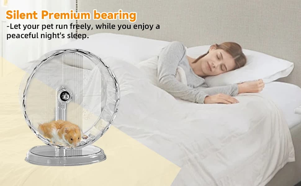 Silent Hamster Exercise Wheel,9.5 Inch Quiet Spinner Syrian Hamster Running Wheel — product details