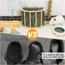Wooden Guinea Pig Hay Feeder — Large Hanging Rabbit Rack