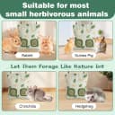 Rabbit Hay Bag — 2 Pack - 2 Holes Hanging Bunny Hay Feeder Holder