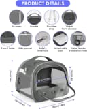 Guinea Pig Carrier Bag — Portable Small Animal Carrier Pouch for Hamster Chinchilla Rabbit Gerbil Hedgehog