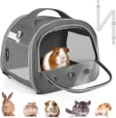 Guinea Pig Carrier Bag — Portable Small Animal Carrier Pouch for Hamster Chinchilla Rabbit Gerbil Hedgehog