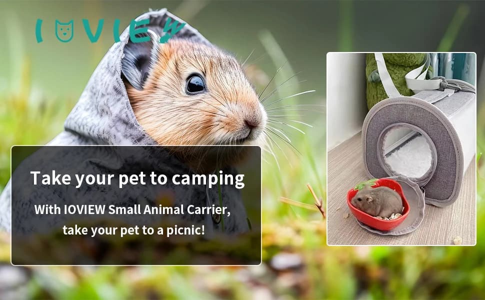 Guinea Pig Carrier Travel — Small Animal Carrier Bag Lizard Bird Rabbit Carrier Cage Squirrel Breathable Bag — product details