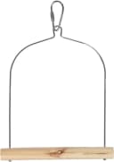 Natural Wood Birdie Basics Birch and Wire Swing