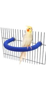 Bird Swing Colorful Rope Perch Climbing Toy for Parrots (M 10.4inch) — product details