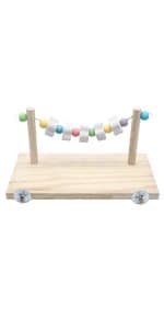 Bird Swing Colorful Rope Perch Climbing Toy for Parrots (M 10.4inch) — product details