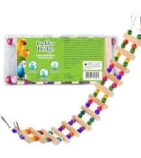 Wooden Bird Ladder Bridge — Hanging Exercise Toy — collection imagery