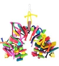 Wooden Bird Ladder Bridge — Hanging Exercise Toy — collection imagery