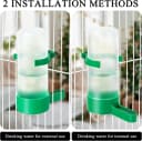 4Pcs Bird Water Feeder Plastic Drinker Feeder Water Clip for Parrots Budgie Cockatiel Lovebirds