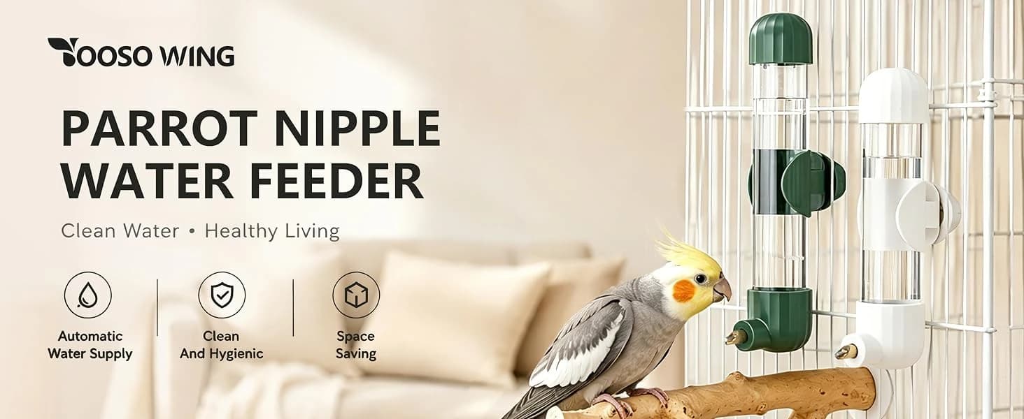 7.4 Fl Oz No Mess Bird Water Dispenser — product details