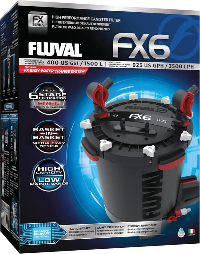 FX6 High Performance Aquarium Filter — up to 400 Gal.