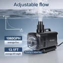2-in-1 1060GPH Submersible Pump 65W
