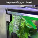 Nano Silent Aquarium Air Pump — Black