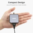 Nano Silent Aquarium Air Pump — Black