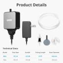 Nano Silent Aquarium Air Pump — Black