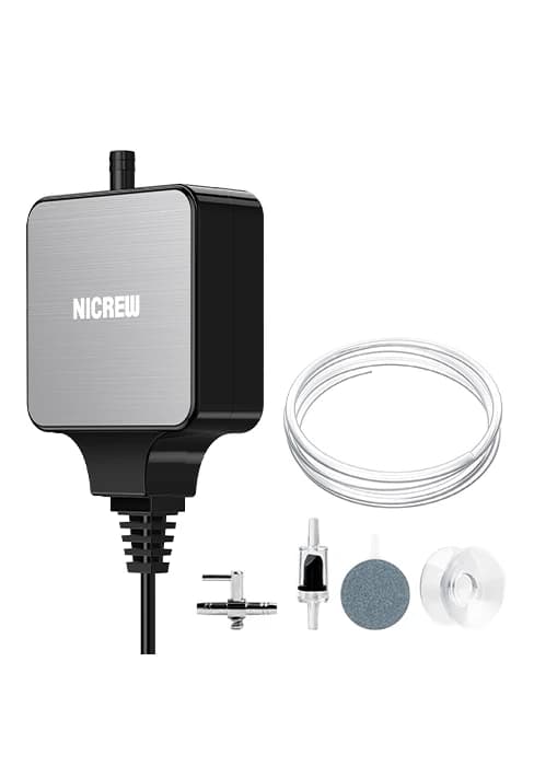Nano Silent Aquarium Air Pump — Black — collection imagery