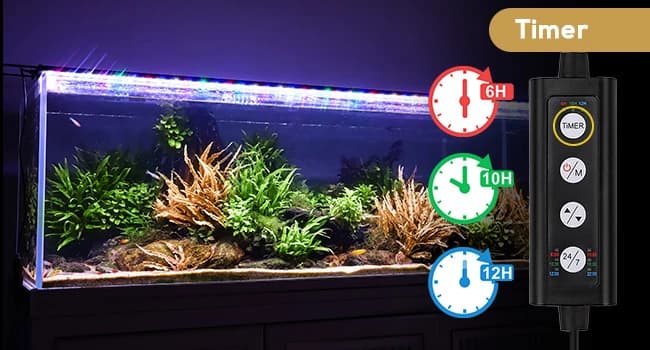 42W 24/7 Lighting Aquarium LED Light — AQUARIUM LED LIGHT CONTROLLER (DIY Mode)