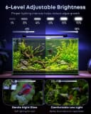 11W Aquarium LED Light for 12 to 18 Inch Fish Tanks Extendable Fish Tank Light with Full Spectrum Brilliant