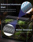 11W Aquarium LED Light for 12 to 18 Inch Fish Tanks Extendable Fish Tank Light with Full Spectrum Brilliant
