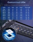 11W Aquarium LED Light for 12 to 18 Inch Fish Tanks Extendable Fish Tank Light with Full Spectrum Brilliant