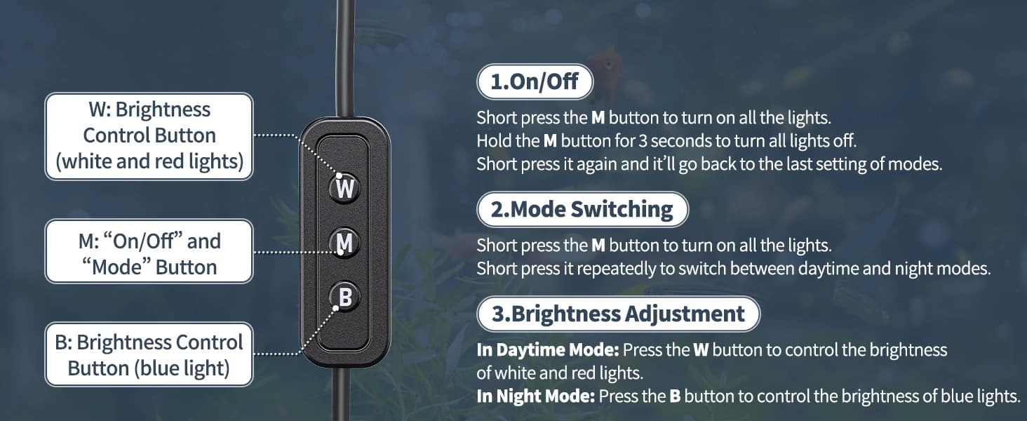 11W Aquarium LED Light for 12 to 18 Inch Fish Tanks Extendable Fish Tank Light with Full Spectrum Brilliant — collection imagery
