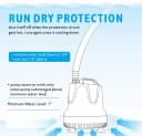400 GPH Quick Water Change Aquarium Pump Submersible Fountain Water Pump Fish Tank Pond Drain Transfer Pump
