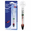 Therma-Temp Floating Aquarium Thermometer - Easy to Read - Temperature Gauge with Optional Suction Cup and