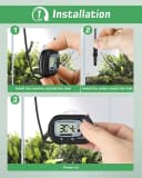 Petbank LCD Digital Aquarium Thermometer — Fish Tank Water Terrarium Temperature