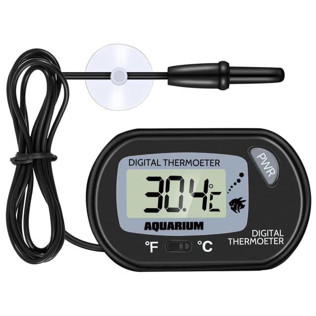 Petbank LCD Digital Aquarium Thermometer — Fish Tank Water Terrarium Temperature