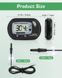 Petbank LCD Digital Aquarium Thermometer — Fish Tank Water Terrarium Temperature