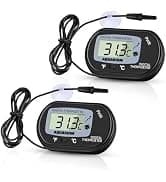 Petbank LCD Digital Aquarium Thermometer — Fish Tank Water Terrarium Temperature — collection imagery