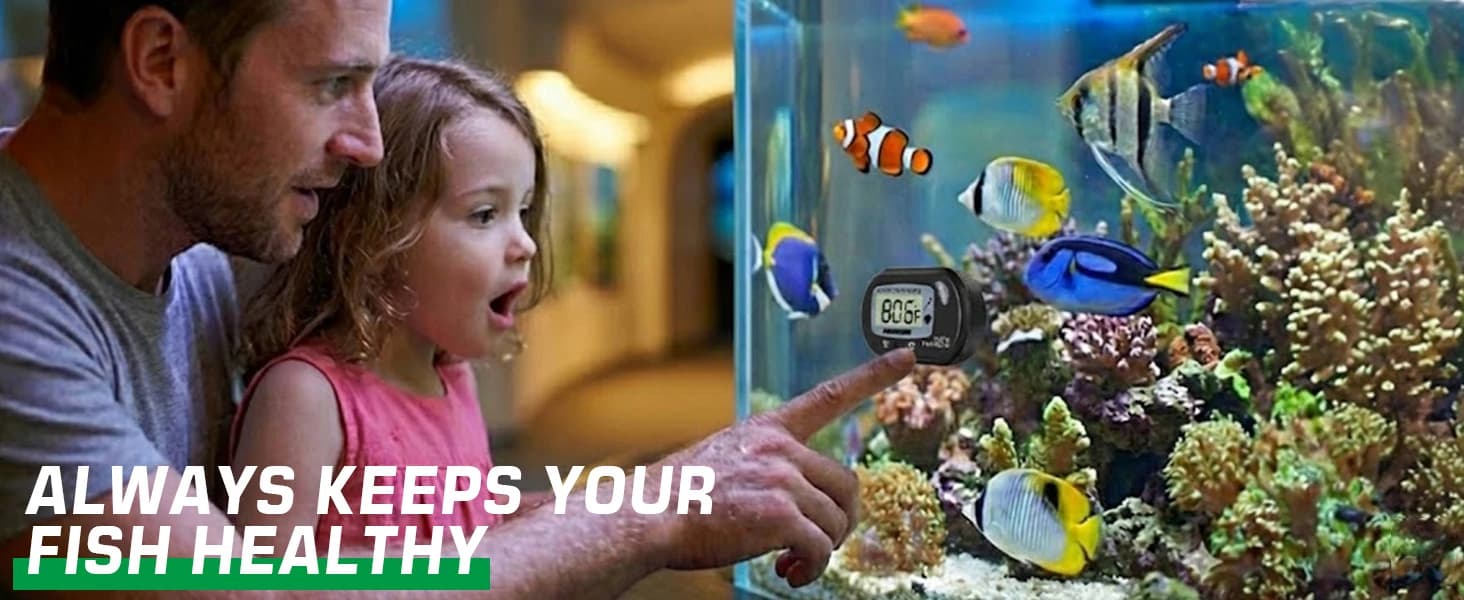 Petbank LCD Digital Aquarium Thermometer — Fish Tank Water Terrarium Temperature — product details