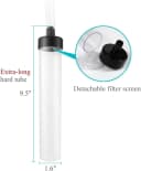 5ft Aquarium Siphon Vacuum Cleaner for Fish Tank Cleaning Gravel and Sand