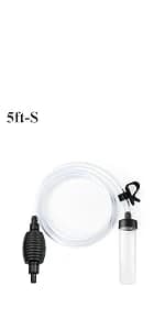 5ft Aquarium Siphon Vacuum Cleaner for Fish Tank Cleaning Gravel and Sand — product details