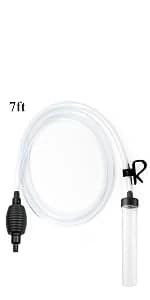 5ft Aquarium Siphon Vacuum Cleaner for Fish Tank Cleaning Gravel and Sand — product details