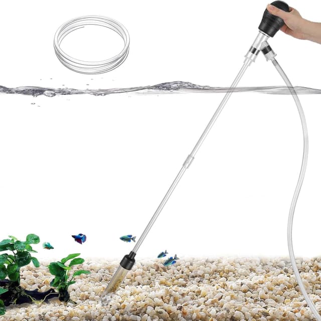 Small Aquarium Gravel Vacuum — Sand Cleaner Tank Water Changer