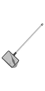Aquarium Fish Net with Extendable 9-24 Inch Long Handle for Betta Fish Tank Small Koi Pond and Pool — product details