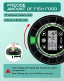 Automatic Fish Feeder for Aquarium Portion Control and Moisture-Proof
