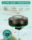Automatic Fish Feeder for Aquarium Portion Control and Moisture-Proof