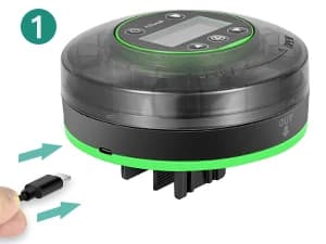 Automatic Fish Feeder for Aquarium Portion Control and Moisture-Proof — Charge Before Use