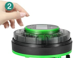 Automatic Fish Feeder for Aquarium Portion Control and Moisture-Proof — Charge Before Use
