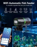 WiFi Automatic Fish Feeder for Aquarium with Temperature Monitoring