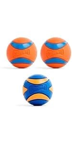 Ultra Rubber Dog Ball — Floating Fetch Toy — product details