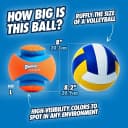 Kick Fetch Ball Dog Toy — Large, 8in, for Large Dogs, Floats